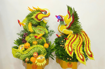 Ý nghĩa mâm quả cưới Rồng Phụng