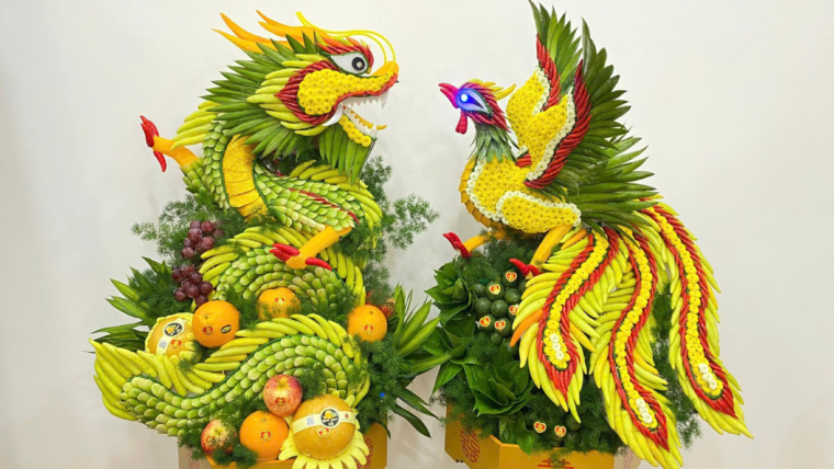 Ý nghĩa mâm quả cưới Rồng Phụng